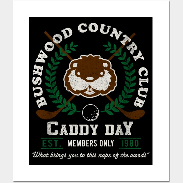 Bushwood Country Club Caddy Day Wall Art by Alema Art